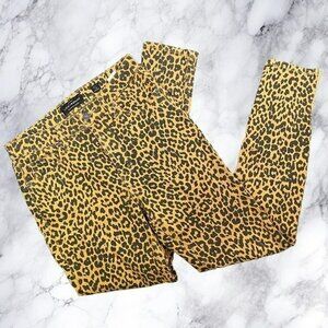 Lucky Brand Animal Leopard Print Bridgette Skinny Jean